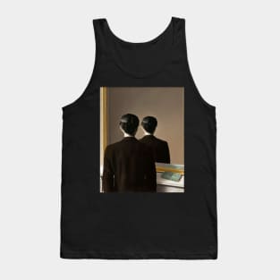 Rene Magritte Man Mirror Tank Top